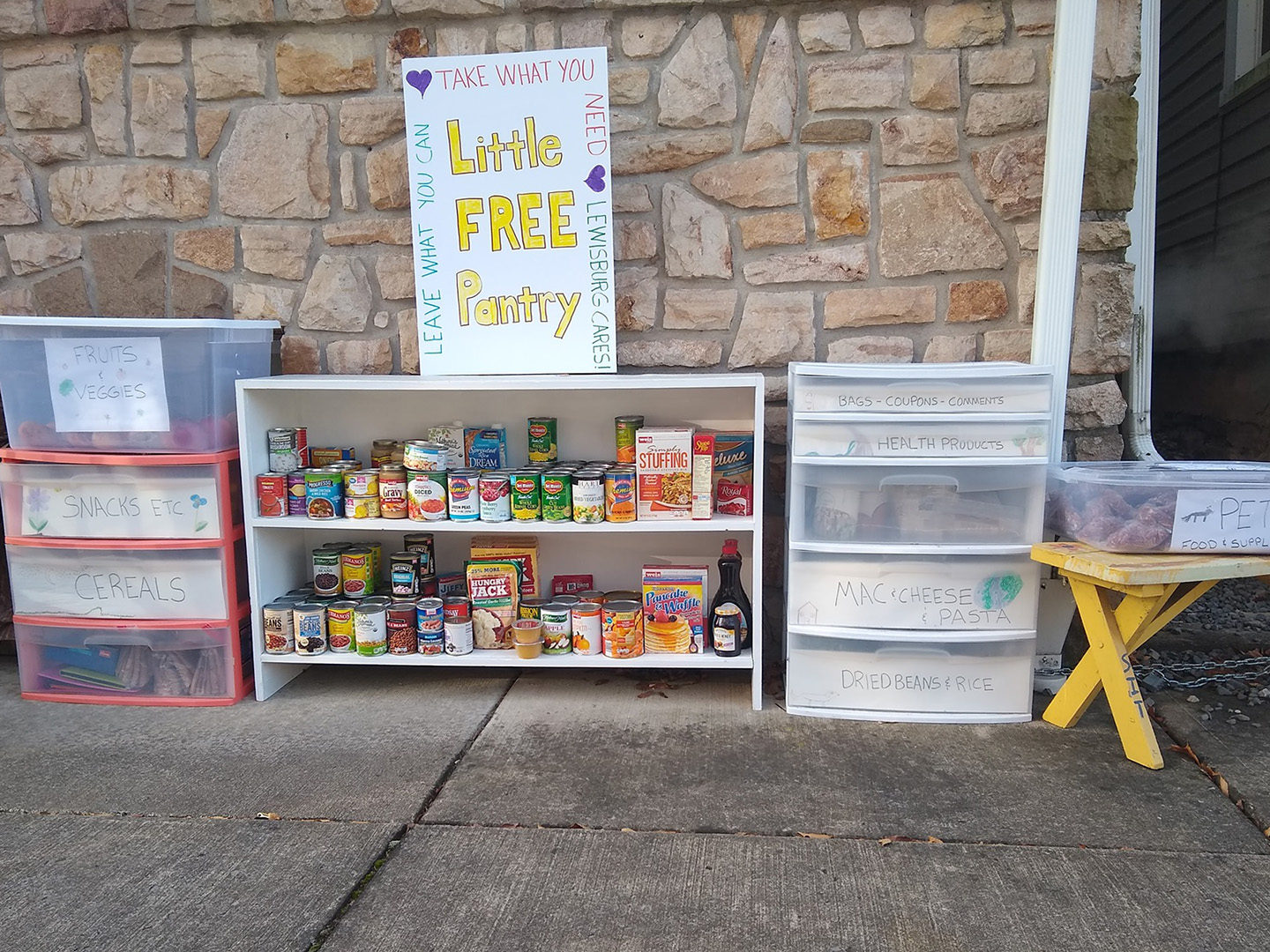 Lewisburg PA’s Little Free Pantry